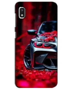 Чохол для Xiaomi Redmi K20 Pro з картинкою «Спортивна BMW та квіти»