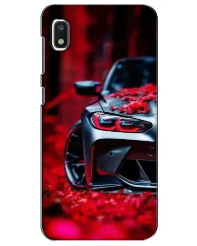 Чохол для Xiaomi Redmi K20 Pro з картинкою «Спортивна BMW та квіти»