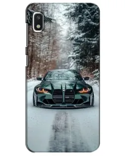 Чохол для Xiaomi Redmi K20 Pro з картинкою «BMW у зимовому лісі»