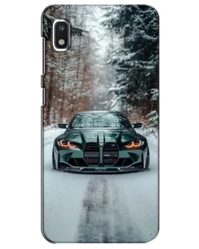 Чохол для Xiaomi Redmi K20 Pro з картинкою «BMW у зимовому лісі»