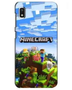 Чохол для Xiaomi Redmi K20 Pro з картинкою «Minecraft класичний світ»