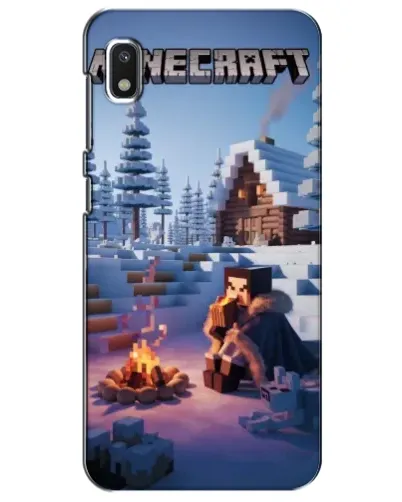 Чохол для Xiaomi Redmi K20 Pro з картинкою «Зимовий Minecraft»