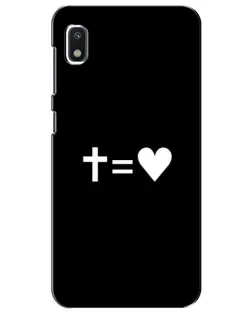 Чехол для Xiaomi Redmi K20 Pro с картинкой «Крест и Сердце»