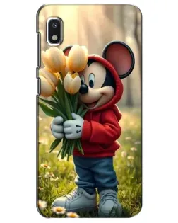 Чехол для Xiaomi Redmi K20 Pro с картинкой «Микки с тюльпанами»