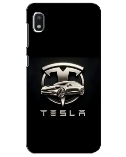 Чохол для Xiaomi Redmi K20 Pro з картинкою «Tesla — срібне авто»