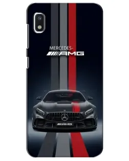 Чохол для Xiaomi Redmi K20 Pro з картинкою «Mercedes — білий карбон»