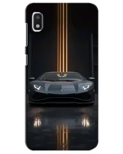 Чохол для Xiaomi Redmi K20 Pro з картинкою «Lamborghini золоті лінії»