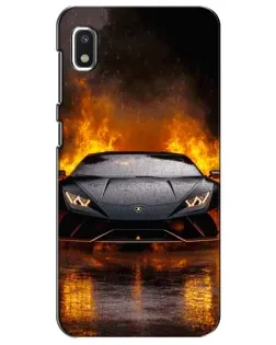 Чохол для Xiaomi Redmi K20 Pro з картинкою «Lamborghini у вогні»