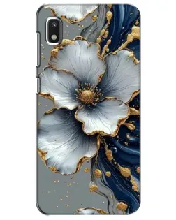 Чохол для Xiaomi Redmi K20 Pro з картинкою «Біла квітка та золотий флюїд»
