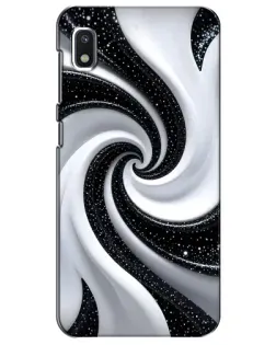 Чехол для Xiaomi Redmi K20 Pro с картинкой «Черно-белая спираль»
