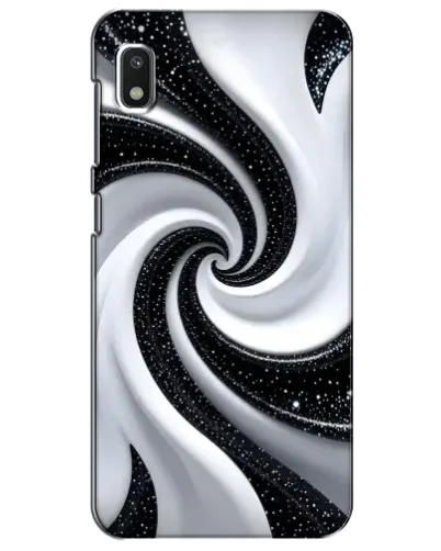 Чехол для Xiaomi Redmi K20 Pro с картинкой «Черно-белая спираль»
