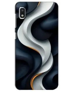 Чехол для Xiaomi Redmi K20 Pro с картинкой «Объемные черно-белые ленты»