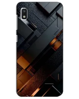 Чехол для Xiaomi Redmi K20 Pro с картинкой «Черные геометрические блоки»