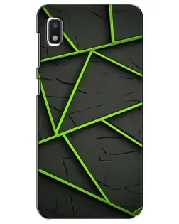 Чехол для Xiaomi Redmi K20 Pro с картинкой «Зеленые геометрические линии»