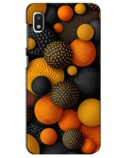 Чехол для Xiaomi Redmi K20 Pro с картинкой «Объемные оранжевые сферы»