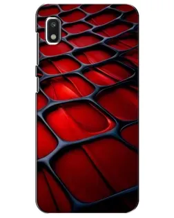 Чехол для Xiaomi Redmi K20 Pro с картинкой «Красная глянцевая сетка»