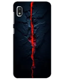 Чехол для Xiaomi Redmi K20 Pro с картинкой «Kрасная лавовая трещина»