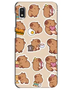 Чехол для Xiaomi Redmi K20 Pro с картинкой «Капибары паттерн»