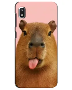 Чехол для Xiaomi Redmi K20 Pro с картинкой «Капибара с языком»