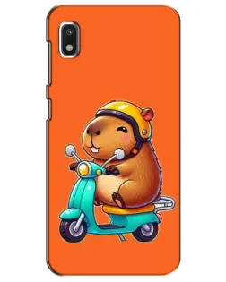 Чехол для Xiaomi Redmi K20 Pro с картинкой «Капибара на скутере»