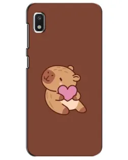 Чехол для Xiaomi Redmi K20 Pro с картинкой «Капибара с сердцем»