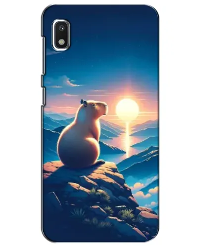 Чехол для Xiaomi Redmi K20 Pro с картинкой «Закат солнца с капибарой»