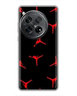 Чехол для Xiaomi Redmi K80 Pro с картинкой «Jordan Red Pattern»