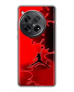 Чехол для Xiaomi Redmi K80 Pro с картинкой «Jordan Red Smoke»