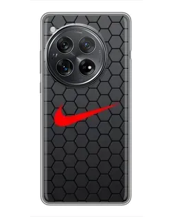 Чехол для Xiaomi Redmi K80 Pro с картинкой «Nike — карбоновая сетка»