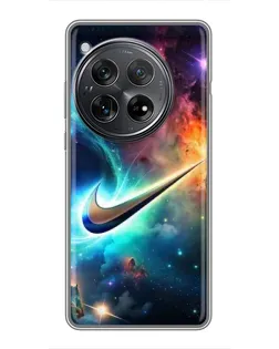 Чехол для Xiaomi Redmi K80 Pro с картинкой «Космический Nike Swoosh»