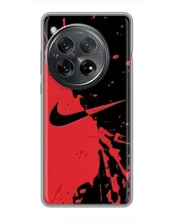 Чохол для Xiaomi Redmi K80 Pro з картинкою «Червоні бризки Nike»