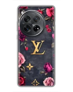Чехол для Xiaomi Redmi K80 Pro с картинкой «Цветочный Louis Vuitton»