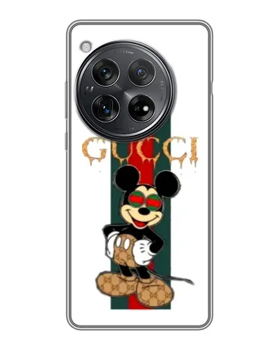 Чехол для Xiaomi Redmi K80 Pro с картинкой «Микки Маус Gucci — полосы» Чехол для Xiaomi Redmi K80 Pro с картинкой «Микки Маус Gucci — полосы»