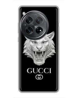 Чохол для Xiaomi Redmi K80 Pro з картинкою «Gucci — срібний лев» Чохол для Xiaomi Redmi K80 Pro з картинкою «Gucci — срібний лев»
