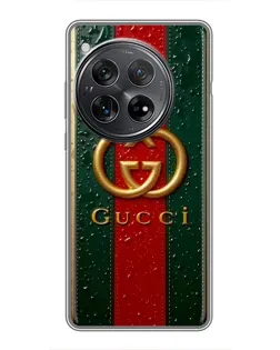 Чохол для Xiaomi Redmi K80 Pro з картинкою «Gucci — фірмова смуга та золото» Чохол для Xiaomi Redmi K80 Pro з картинкою «Gucci — фірмова смуга та золото»