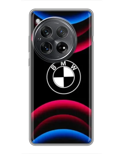 Чехол для Xiaomi Redmi K80 Pro с картинкой «Логотип BMW и неоновые дуги» Чехол для Xiaomi Redmi K80 Pro с картинкой «Логотип BMW и неоновые дуги»