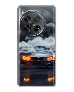Чехол для Xiaomi Redmi K80 Pro с картинкой «BMW в дыму»