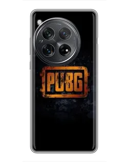 Чехол для Xiaomi Redmi K80 Pro с картинкой «PUBG — золотой логотип»