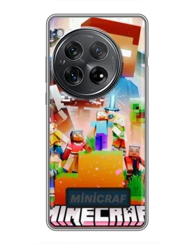 Чехол для Xiaomi Redmi K80 Pro с картинкой «Minecraft герои игры» Чехол для Xiaomi Redmi K80 Pro с картинкой «Minecraft герои игры»