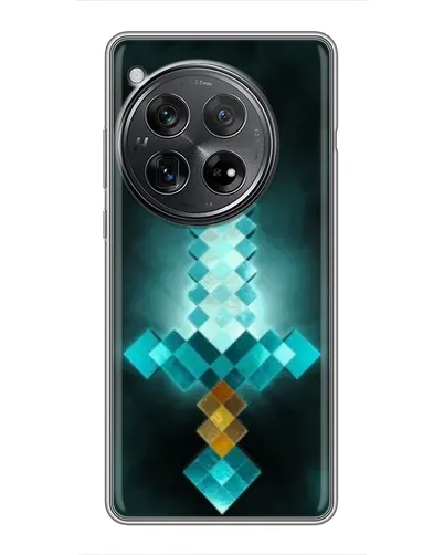 Чехол для Xiaomi Redmi K80 Pro с картинкой «Алмазный меч неон» Чехол для Xiaomi Redmi K80 Pro с картинкой «Алмазный меч неон»