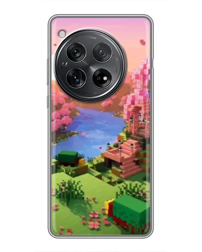 Чехол для Xiaomi Redmi K80 Pro с картинкой «Розовое дерево Minecraft» Чехол для Xiaomi Redmi K80 Pro с картинкой «Розовое дерево Minecraft»