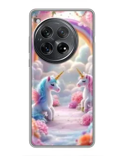Чехол для Xiaomi Redmi K80 Pro с картинкой «Радуга и единороги» Чехол для Xiaomi Redmi K80 Pro с картинкой «Радуга и единороги»