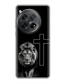 Чехол для Xiaomi Redmi K80 Pro с картинкой «Лев и Крест» Чехол для Xiaomi Redmi K80 Pro с картинкой «Лев и Крест»
