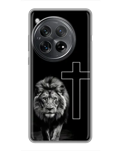 Чехол для Xiaomi Redmi K80 Pro с картинкой «Лев и Крест»