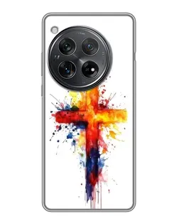 Чехол для Xiaomi Redmi K80 Pro с картинкой «Акварельный крест» Чехол для Xiaomi Redmi K80 Pro с картинкой «Акварельный крест»