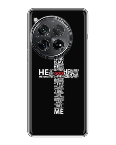 Чехол для Xiaomi Redmi K80 Pro с картинкой «Текстовый крест» Чехол для Xiaomi Redmi K80 Pro с картинкой «Текстовый крест»