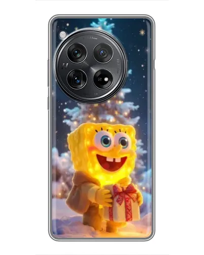 Чехол для Xiaomi Redmi K80 Pro с картинкой «Рождественский Спанч Боб»