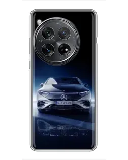 Чехол для Xiaomi Redmi K80 Pro с картинкой «Ночной Mercedes EQ»