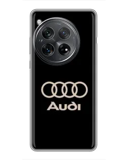 Чехол для Xiaomi Redmi K80 Pro с картинкой «Audi — золотой логотип»