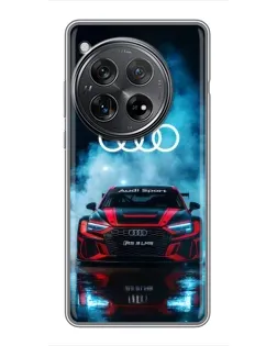 Чехол для Xiaomi Redmi K80 Pro с картинкой «Audi Sport — неон»
